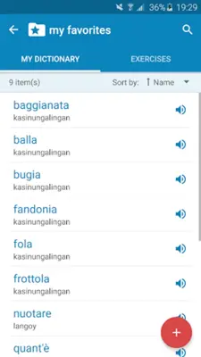 IT-TL Dictionary android App screenshot 1